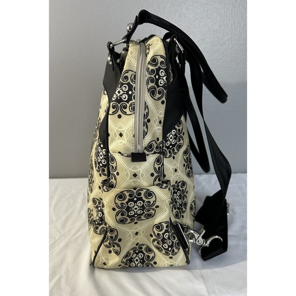 Petunia Pickle Bottom Boxy Back Pack Crossbody Combo Zip Around Diaper Bag EUC - Picture 3 of 9